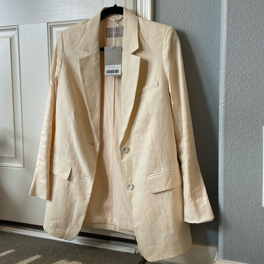 Linen Oversized Blazer